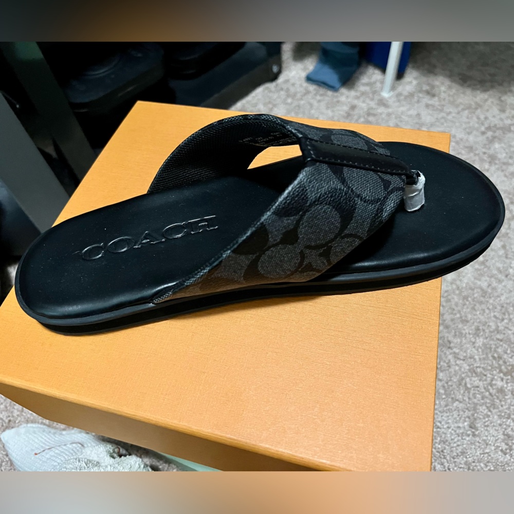 Coach men’s sandals size 10